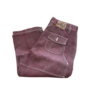 Maroon Carpenter Jeans